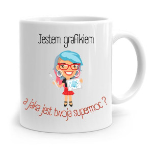 Kubek Prezent Dla Grafika Jestem Strażakiem