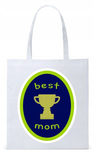 Dla Mamy Mamusi Prezent Torba Eco Biała Shopper