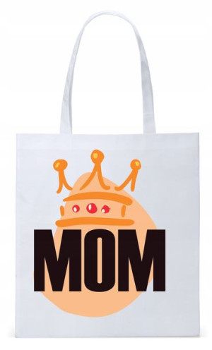 Dla Mamy Mamusi Prezent Torba Eco Biała Shopper