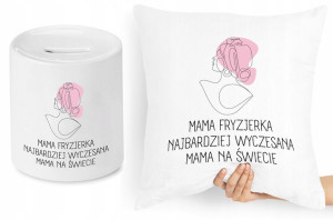 Dla Mamy Zestaw Poduszka + Skarbonka Prezent