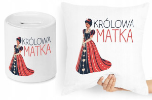 Dla Mamy Zestaw Poduszka + Skarbonka Prezent