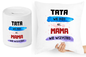 Dla Mamy Zestaw Poduszka + Skarbonka Prezent