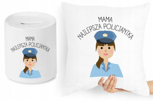 Dla Mamy Zestaw Poduszka + Skarbonka Prezent
