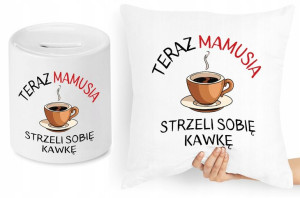Dla Mamy Zestaw Poduszka + Skarbonka Prezent