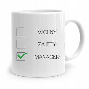 Dla Managera Menadżera Kubek Prezent Na Urodziny