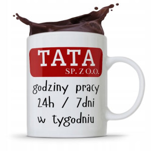 Kubek Na Dzień Ojca Dla Taty Tata Sp. Z O.o,