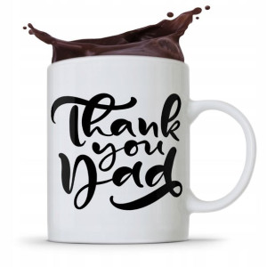 Kubek Na Dzień Ojca Dla Taty Thank You Dad Prezent