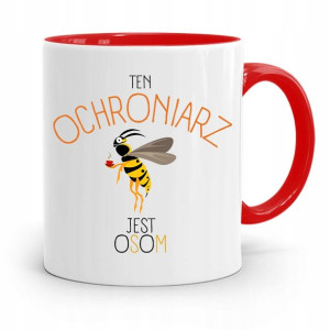 Dla Ochroniarza Stróża Kubek Czerwony Na Prezent