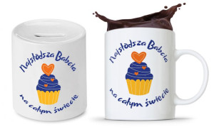 Zestaw Dla Babci Dzień Babci Kubek + Skarbonka