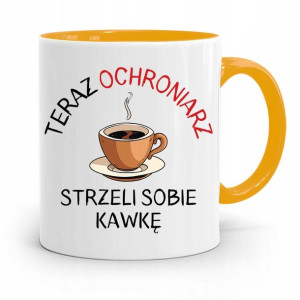 Dla Ochroniarza Stróża Kubek Żółty Na Prezent