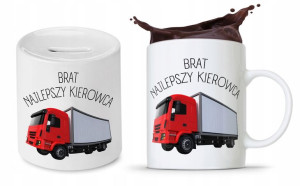 Zestaw Dla Brata Na Prezent Kubek + Skarbonka