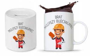 Zestaw Dla Brata Na Prezent Kubek + Skarbonka
