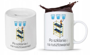 Zestaw Dla Budowlańca Fachowca Kubek + Skarbonka