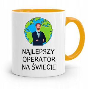 Dla Operatora Kubek Żółty Na Prezent Na Urodziny