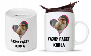 Zestaw Dla Chłopaka Męża Prezent Kubek + Skarbonka
