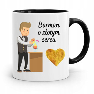 Kubek Prezent Dla Barmana Barman O Złotym Sercu