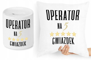 Dla Operatora Zestaw Poduszka + Skarbonka