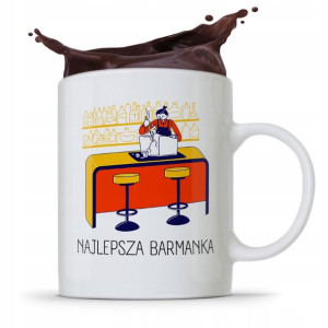 Kubek Prezent Dla Barmana Barmanki Najlepsza