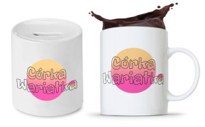 Zestaw Dla Córki Prezent Kubek + Skarbonka