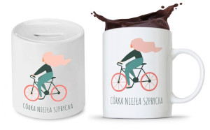 Zestaw Dla Córki Prezent Kubek + Skarbonka