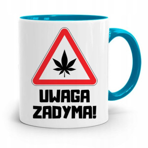 Dla Palaczy Jaraczy 420 Cbd Kubek Błękitny Prezent