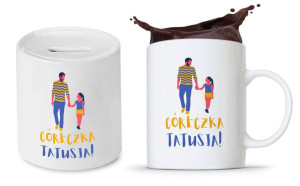Zestaw Dla Córki Prezent Kubek + Skarbonka