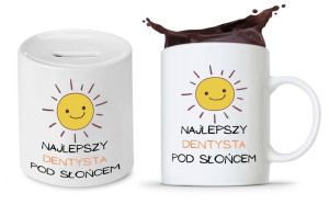 Zestaw Dla Dentysty Stomatologa Kubek + Skarbonka