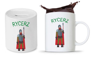 Zestaw Dla Dzieci Syna Córki Kubek + Skarbonka