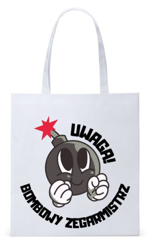Dla Zegarmistrza Prezent Torba Eco Biała Shopper