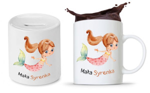 Zestaw Dla Dzieci Syna Córki Kubek + Skarbonka
