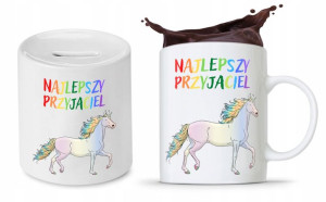 Zestaw Dla Dzieci Syna Córki Kubek + Skarbonka