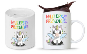 Zestaw Dla Dzieci Syna Córki Kubek + Skarbonka