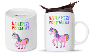 Zestaw Dla Dzieci Syna Córki Kubek + Skarbonka