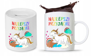 Zestaw Dla Dzieci Syna Córki Kubek + Skarbonka