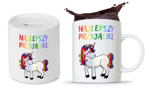 Zestaw Dla Dzieci Syna Córki Kubek + Skarbonka