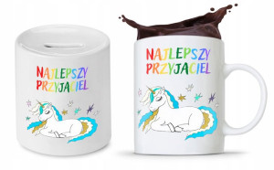 Zestaw Dla Dzieci Syna Córki Kubek + Skarbonka