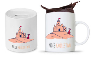 Zestaw Dla Dzieci Syna Córki Kubek + Skarbonka