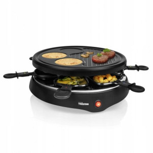 Grill Gril Elektryczny 800w Duży Raclette Czarny