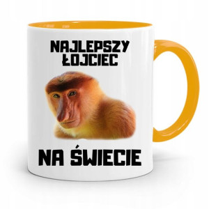 Kubek Żółty Dzień Ojca Dla Taty Najlepszy Łojciec