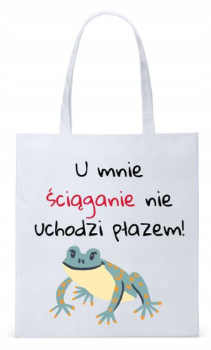 Dzień Nauczyciela Prezent Torba Eco Biała Shopper