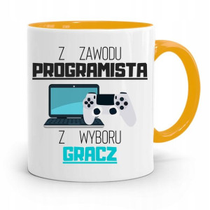 Kubek Żółty Informatyka Programisty Gracza