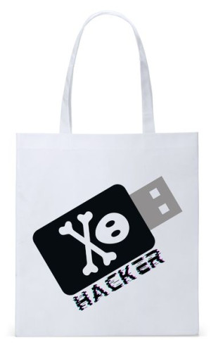 Informatyka Programisty Torba Eco Biała Shopper