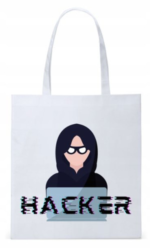 Informatyka Programisty Torba Eco Biała Shopper