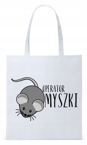 Informatyka Programisty Torba Eco Biała Shopper