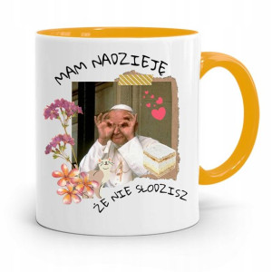 Kubek Żółty Jan Paweł Ii Papież Nie Słodzisz?