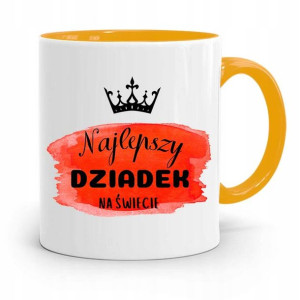 Kubek Żółty Na Dzień Dziadka Najlepszy Dziadek