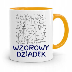 Kubek Żółty Na Dzień Dziadka Wzorowy Dziadek