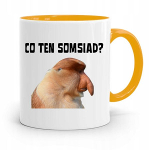 Kubek Żółty Nosacz Janusz Co Ten Somsiad?! Prezent