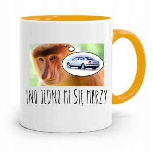Kubek Żółty Nosacz Janusz Ino Jedno Mi Się Marzy
