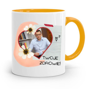 Kubek Żółty Politycy Premier Mateusz Morawiecki
